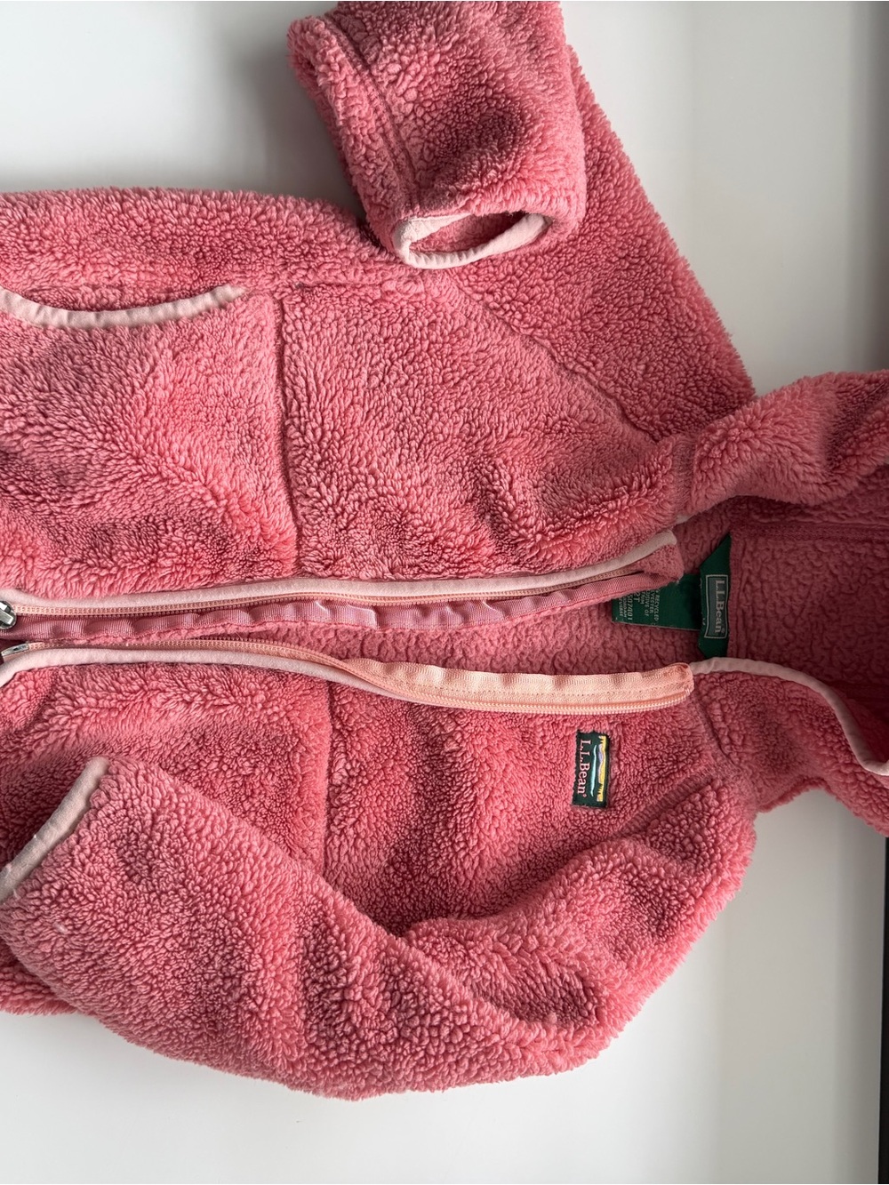 L.L. Bean Pink Sherpa Jacket